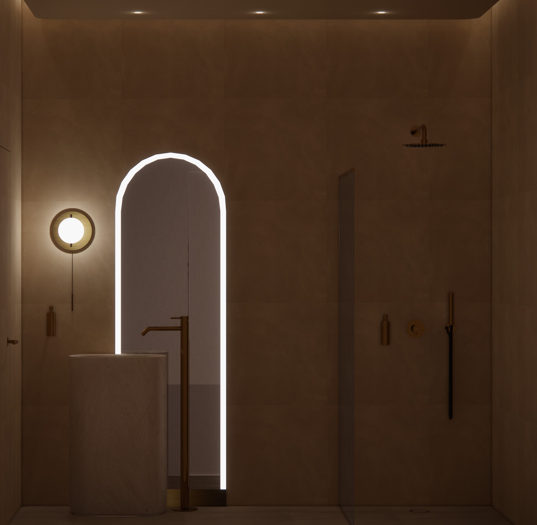 Projekt łazienek w strefie relaksu